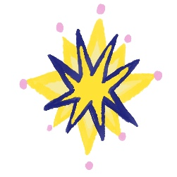 Hand-drawn fortune star